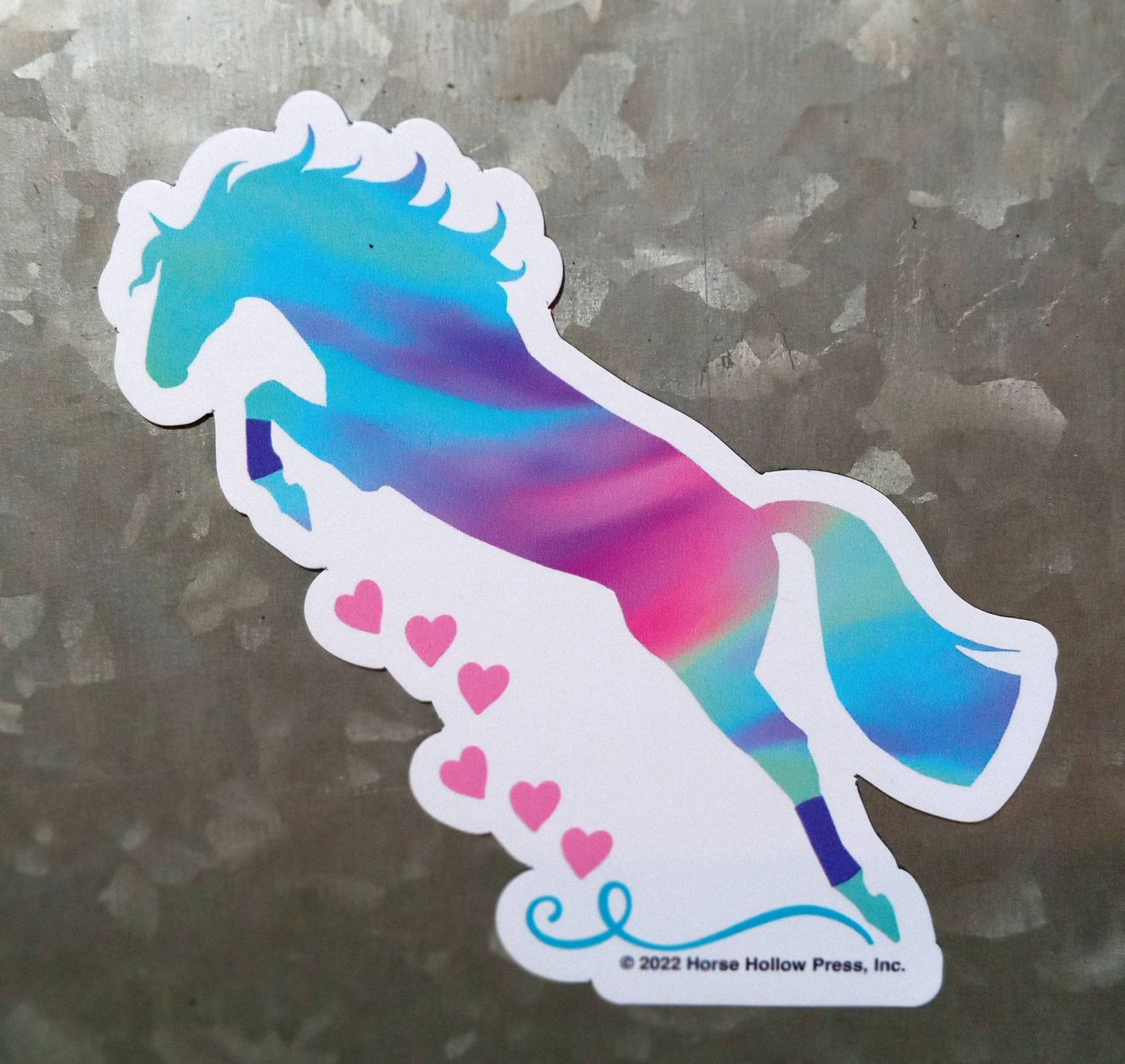 HHP Horse Magnet 3 inches: Colorful Jumper