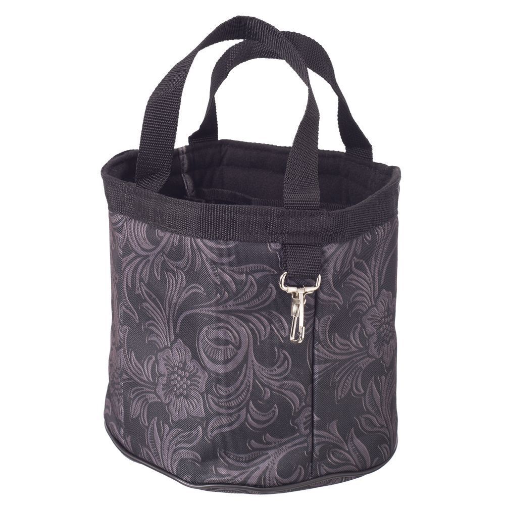 Tough1® Final Touches Grooming Caddy, Color: black-tooled-leather-print