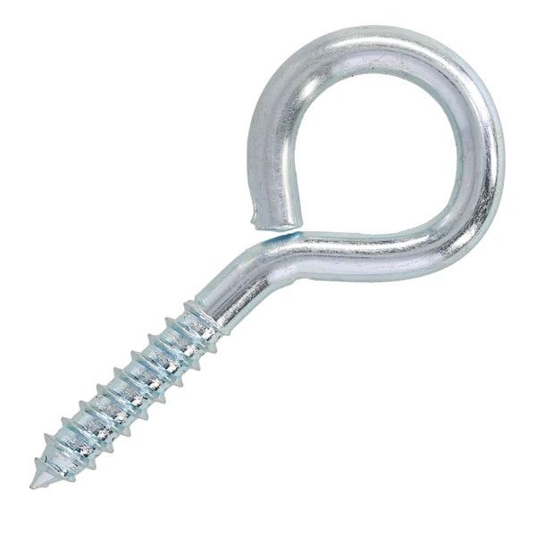 Zinc Plated Lag Eye Bolts, Size: 1" X 3-1/2"