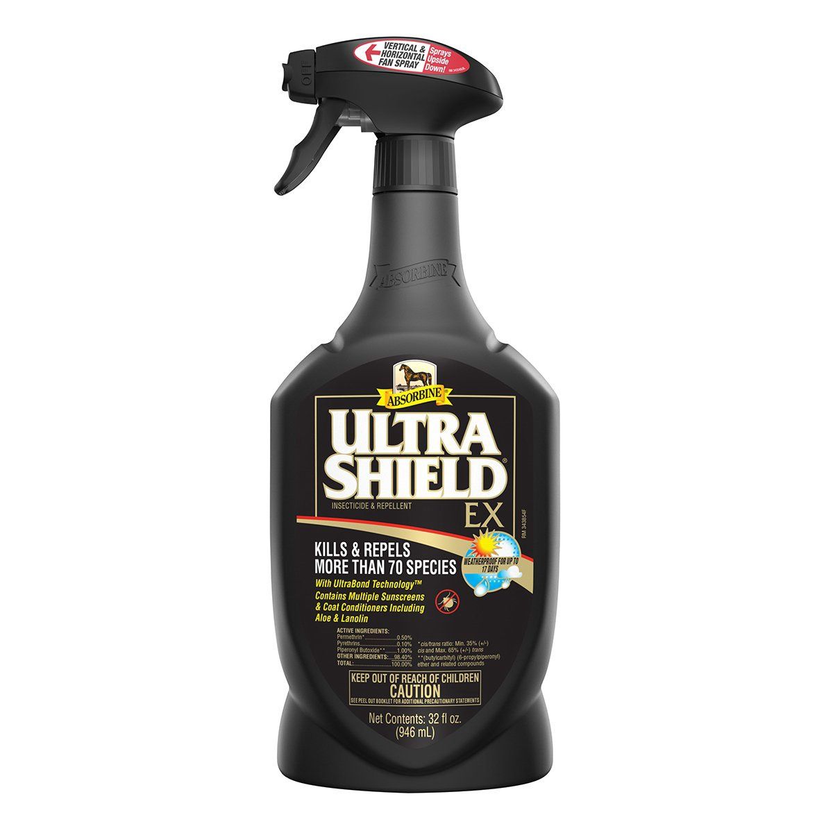 Absorbine® UltraShield® EX Insecticide &amp; Repellent, Size: 32 fl oz spray