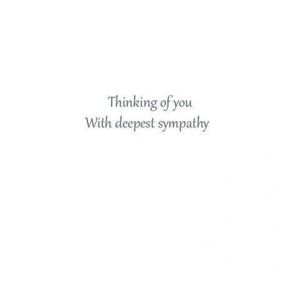 Sympathy Card - So Warmly Remembered...