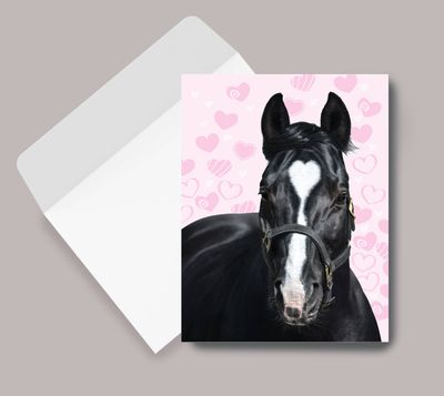 Thank You Card - Horse with Heart