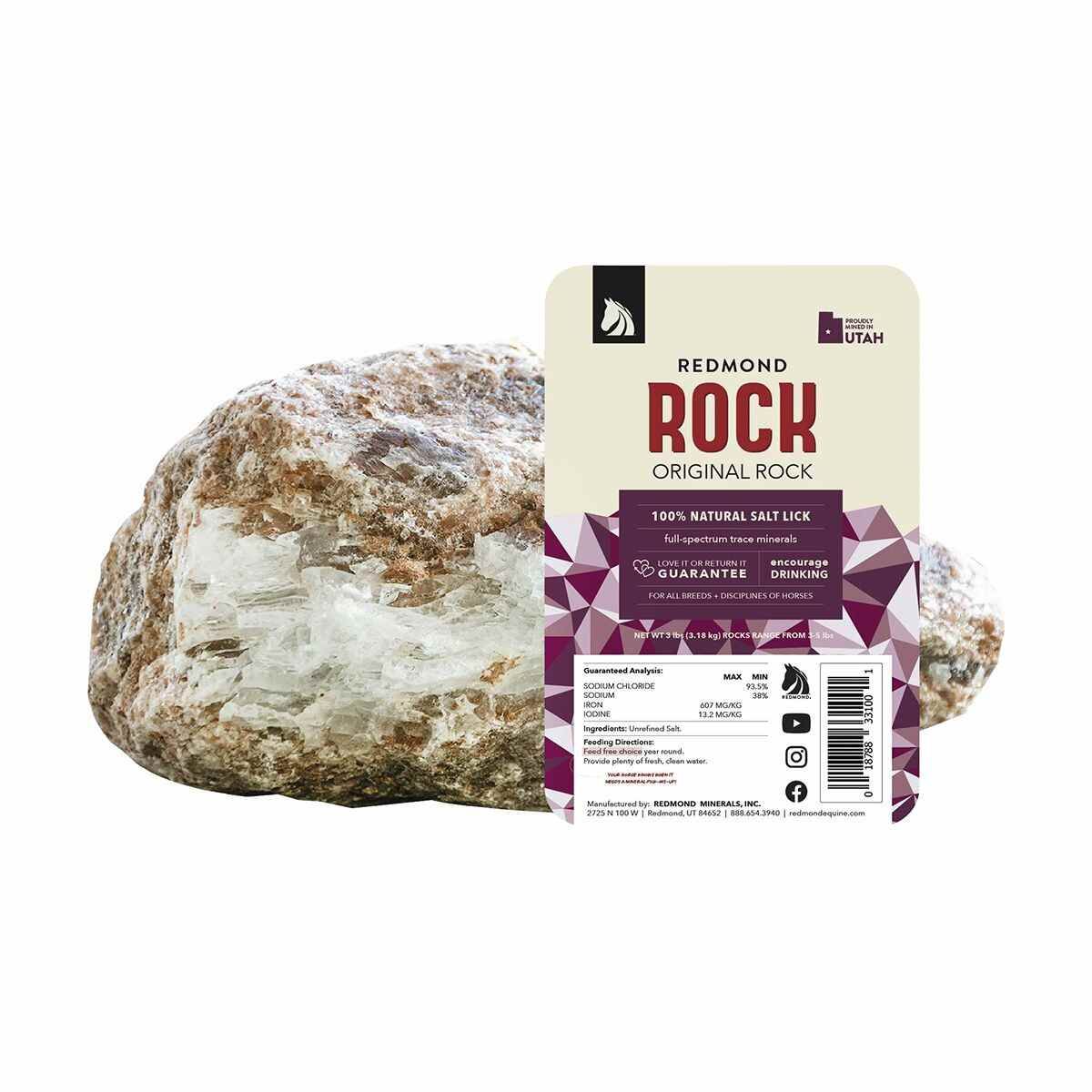 Redmond Rock® For Horses, Options: Rock - 3 lbs