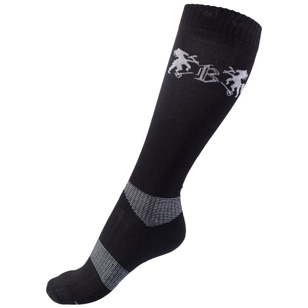 B Vertigo Geox Warm Riding Socks, Color: black, Size: US Men's 9.5 - 11 (EU 42-46)