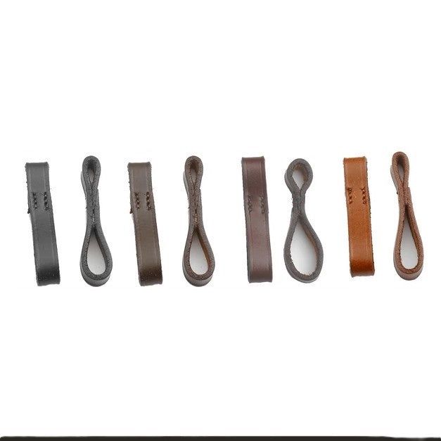 Camelot Leather Bit Loops, Color: black-2