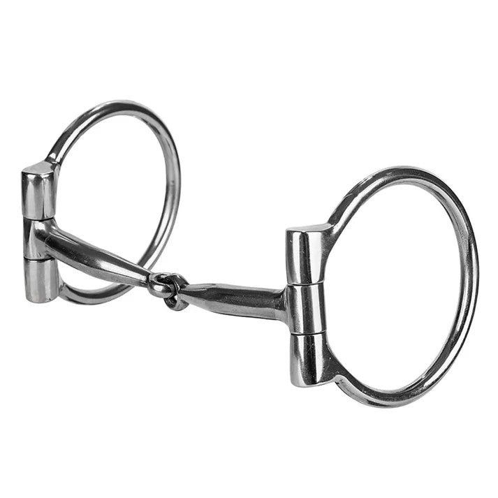 5" Thick Snaffle Offset Dee Bit, Size: 5"