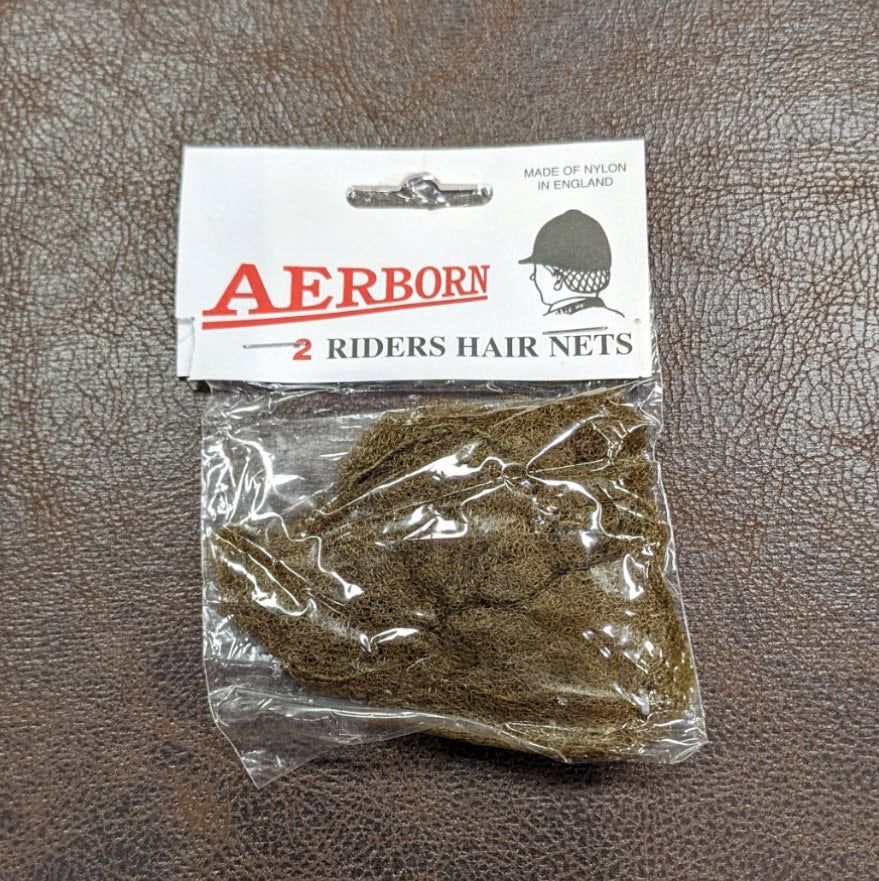 Aerborn Hair Nets 2/PKG, Choose Color: Medium Brown