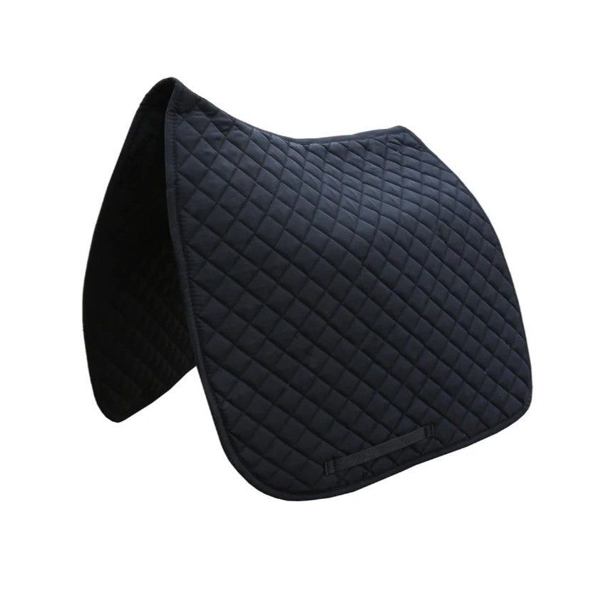 Basic Dressage Saddle Pad, Color: black-2