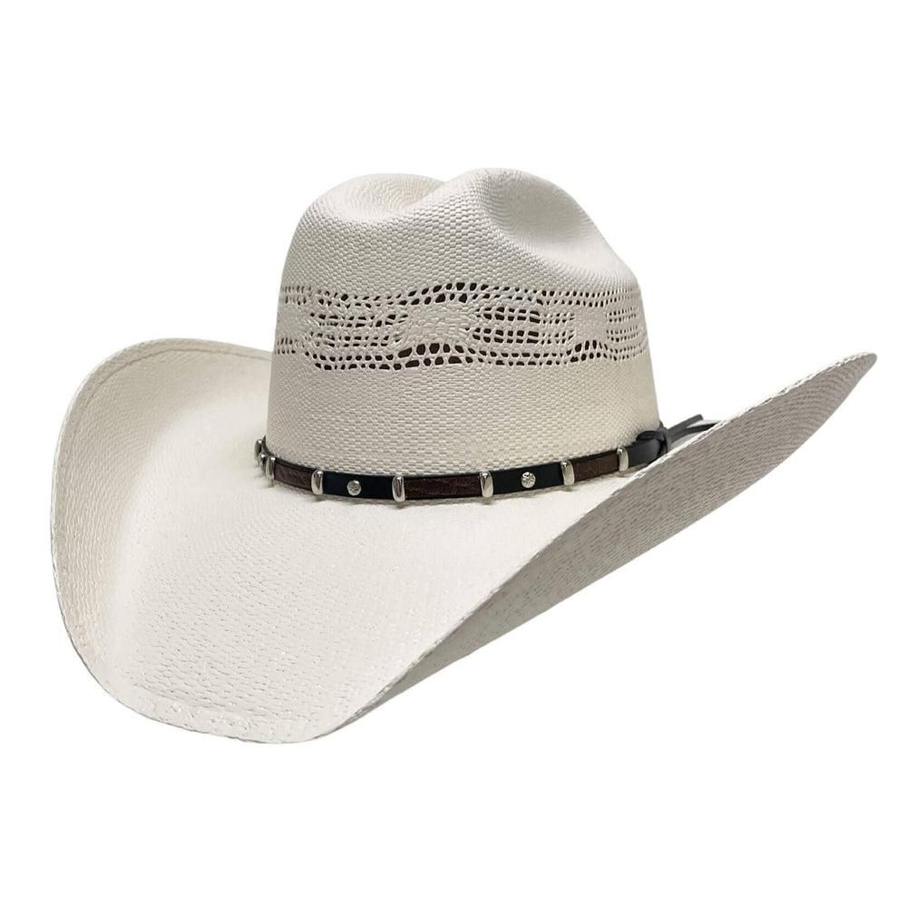Billings Montana Straw Cowboy Hat, Color: cream, Size: SM