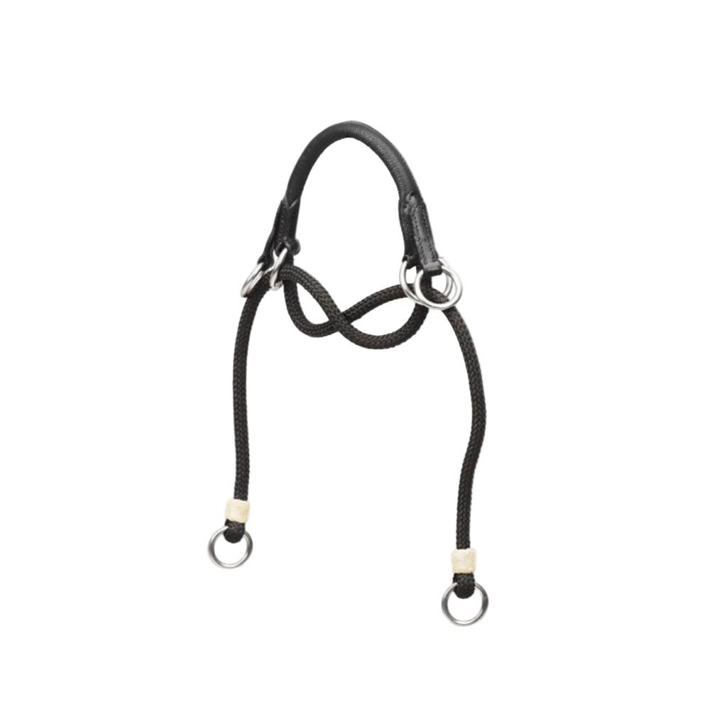 Bitless Noseband, Color: BLK, Size: HRS