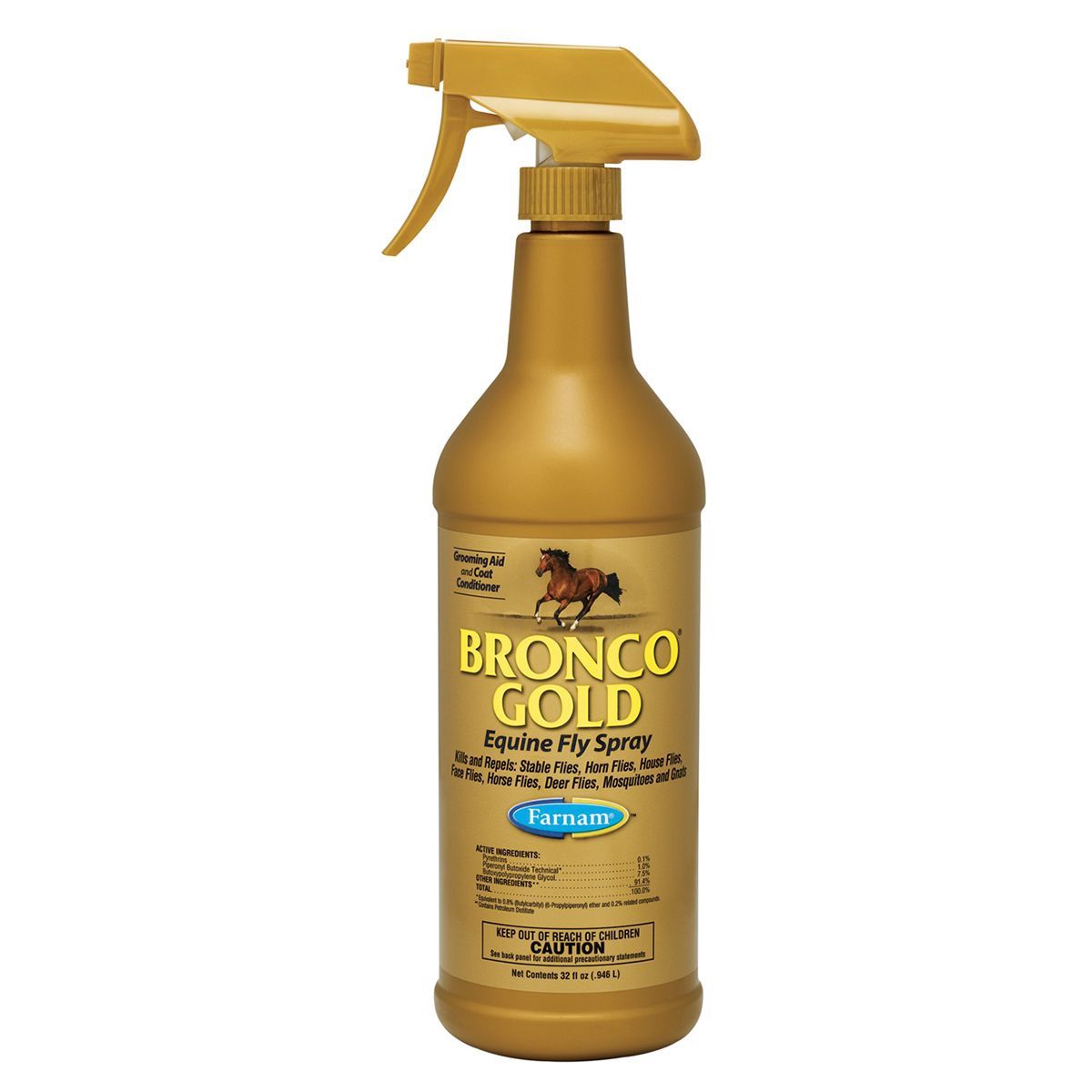 Bronco Gold Equine Fly Spray, Size: 32 oz