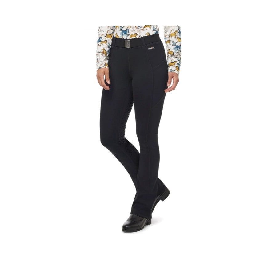 Coolcore® Silicone Full Leg Bootcut Riding Tight, Color: BLK, Length: Reg, Size: 1X