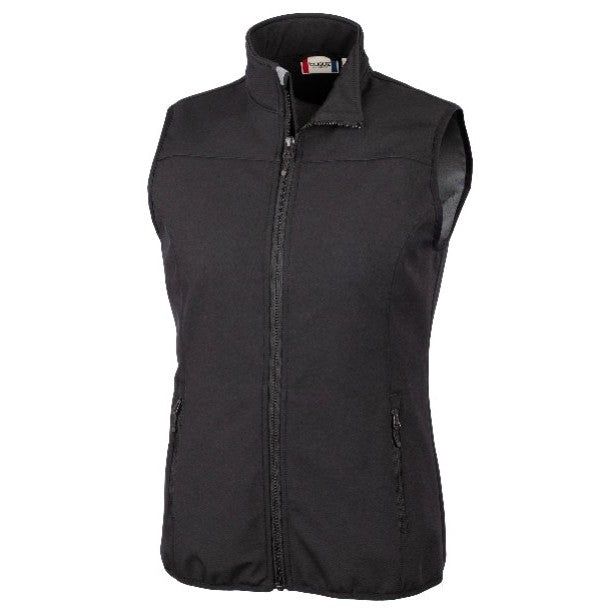 Cutter &amp; Buck - Clique Trail Softshell Lady Vest, Color: Black, Size: XS