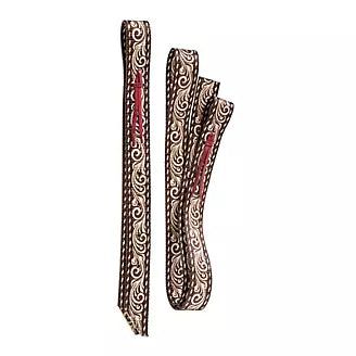 Tough1® Printed Off Billet and Tie Strap Set, Color: Brown Tooled
