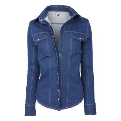 Cody Ladies Western Denim Shirt
