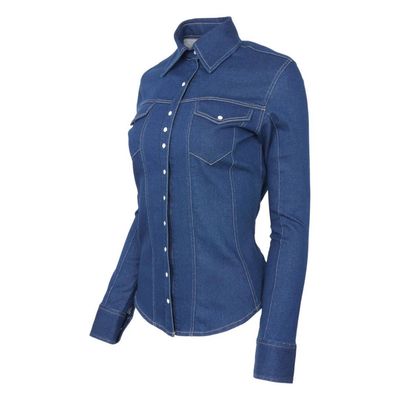 Cody Ladies Western Denim Shirt