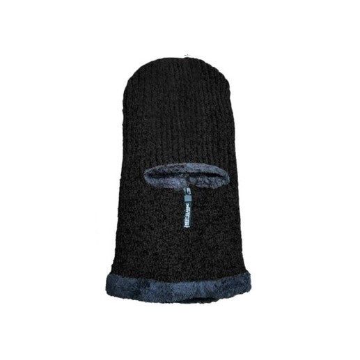Balaclava Knitted Fleece, Color: BLK