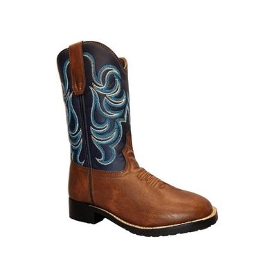 Children's Zion Square Toe Western Boot