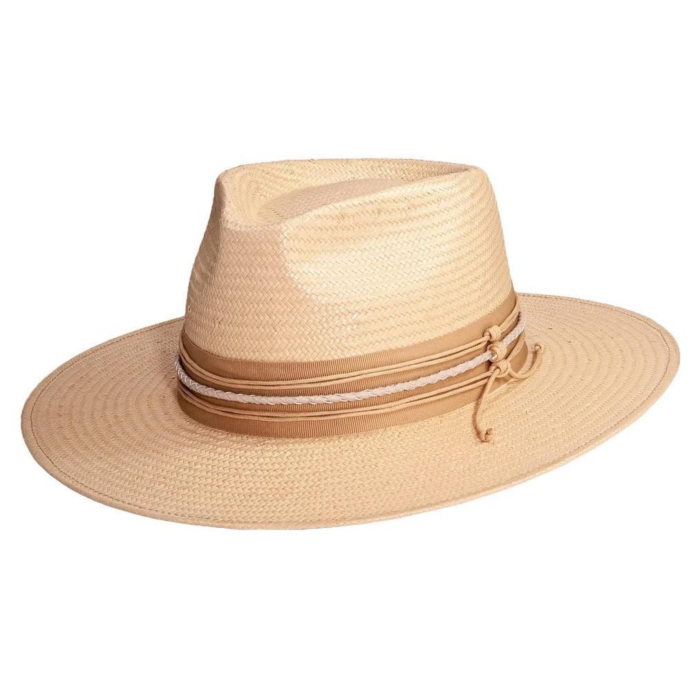 Corinth Straw Sun Hat, Color: ivory, Size: m