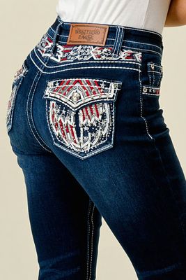 701 Bootcut Stretchy Women's Bling Jeans