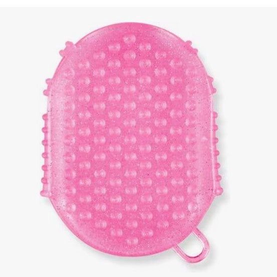 EcoPure Jelly Glitter Scrubber, Color: bubble-gum