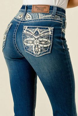 336 Flare Stretchy Women's Bling Jeans