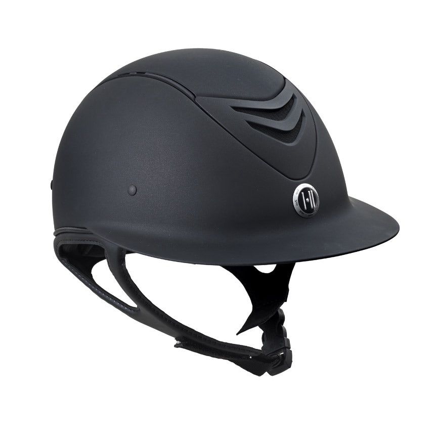 Defender AVANCE Wide Brim Helmet, Color: BLK-MATT, Shape: Round, Size: S