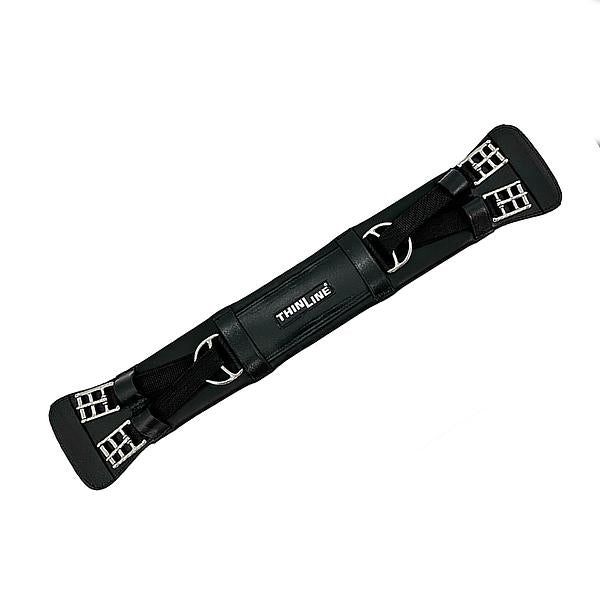 Dressage Girth Monoflap w/ V Buckle, Color: black-2, Size: 20"