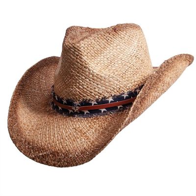 Dusty Straw Cowboy Sun Hat
