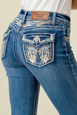 704 Bootcut Stretchy Women's Bling Jeans