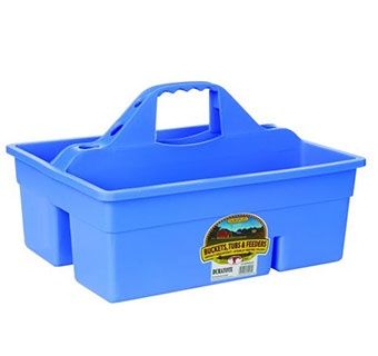 Dura Tote Plastic Grooming Box, Color: BERRY BLUE
