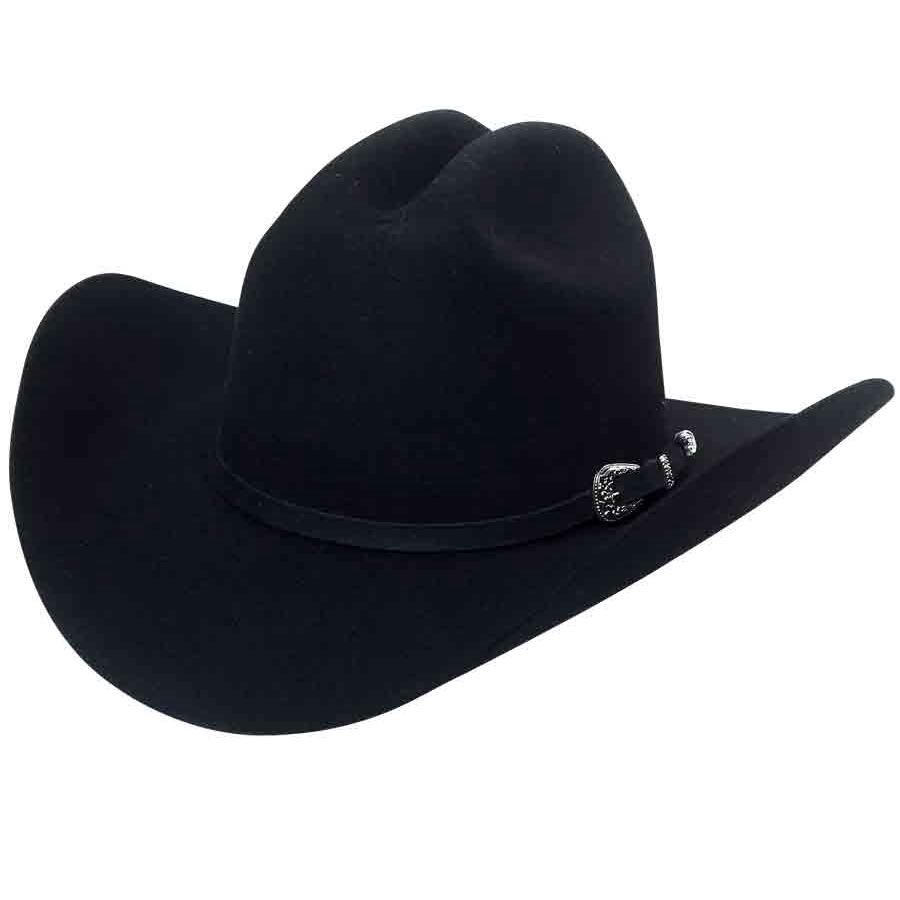 El General Western Wear - Felt Western Hat 50x, Color: black, Size: 7