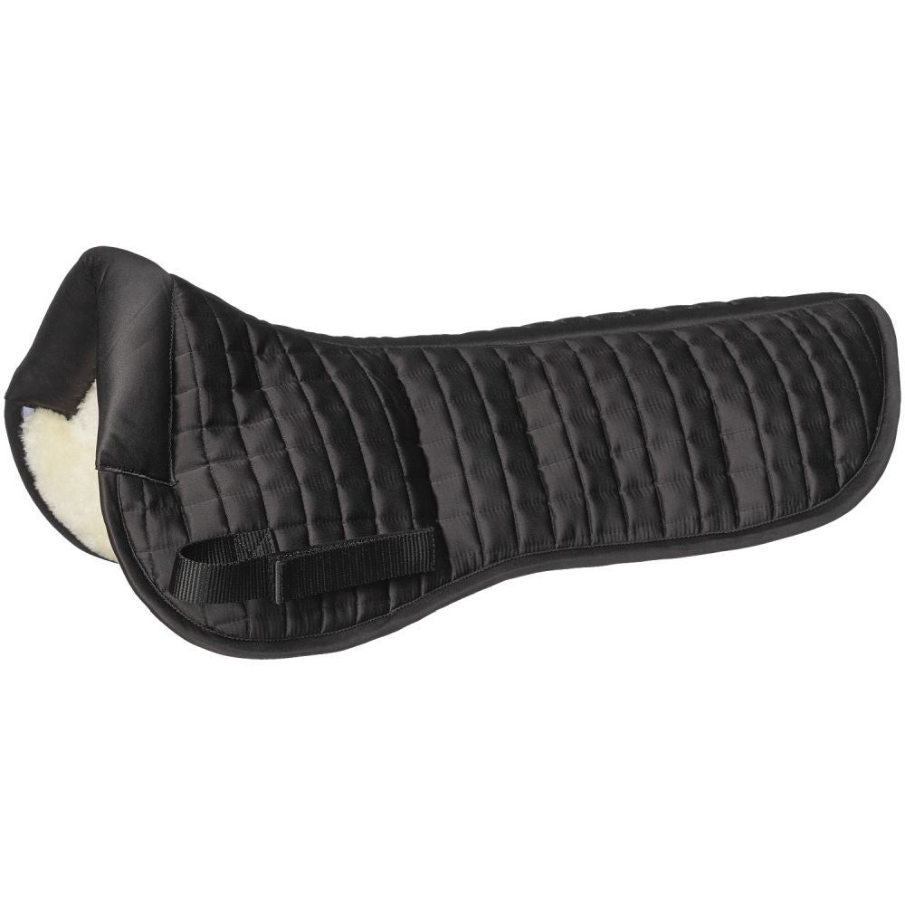 Equitare Fleece Bottom Half Pad, Color: black-2
