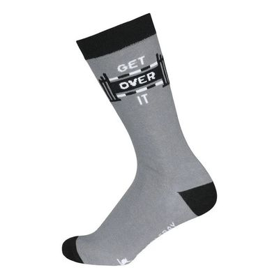 Dapplebay Knit Crew Socks-Get Over It