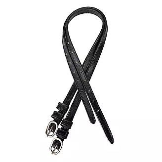 DaVinci Leather Spur Straps, Color: black-2