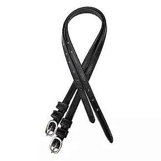 Leather Spur Straps, Color: BLK