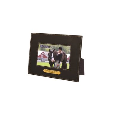 Engraved Leather Picture Frame