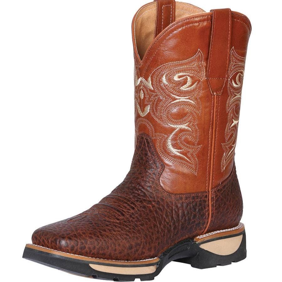 El General Men's Soft-Toe Rodeo Work Boot, Color: burgundy, Genero: CABALLERO, Size: 8