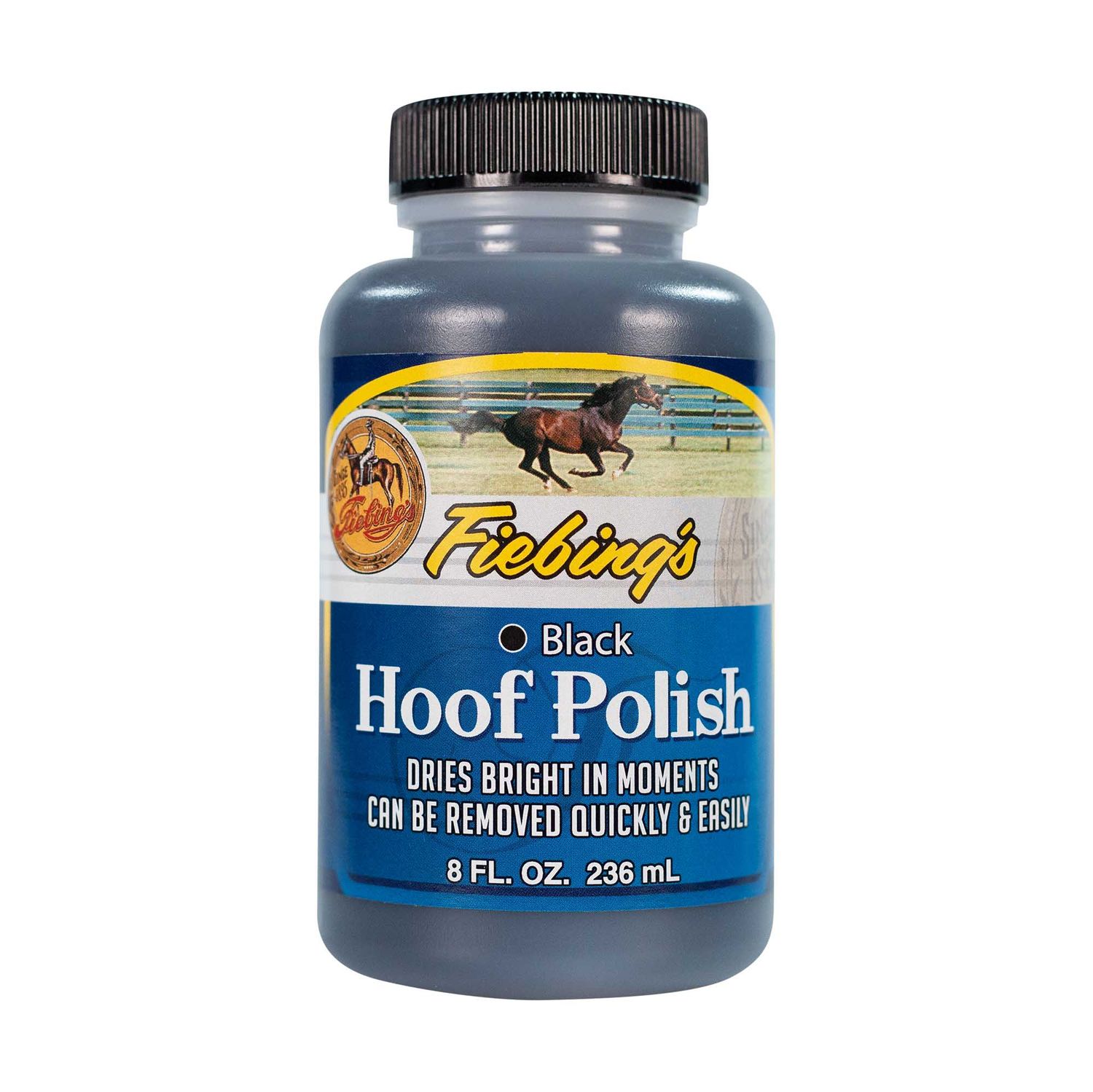Hoof Polish 8 oz, Color: BLK