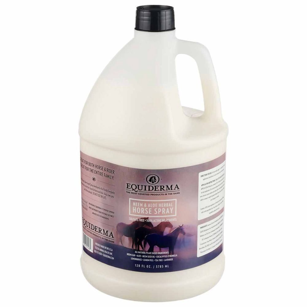 Equiderma Neem And Aloe Herbal Horse Spray, Size: 1 Gal Refill
