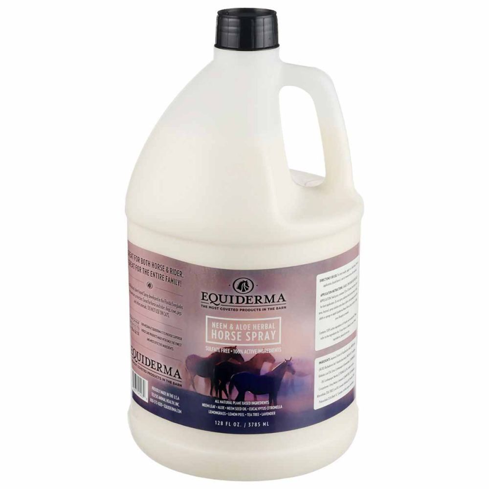 Equiderma Neem And Aloe Herbal Horse Spray, Size: 1 Gal Refill