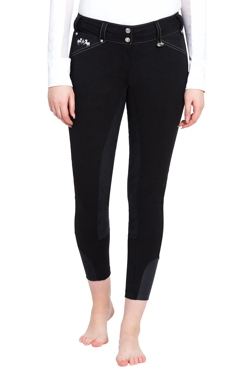 Equine Couture™ Ladies Blakely Full Seat Breeches, Color: Black, Size: 30