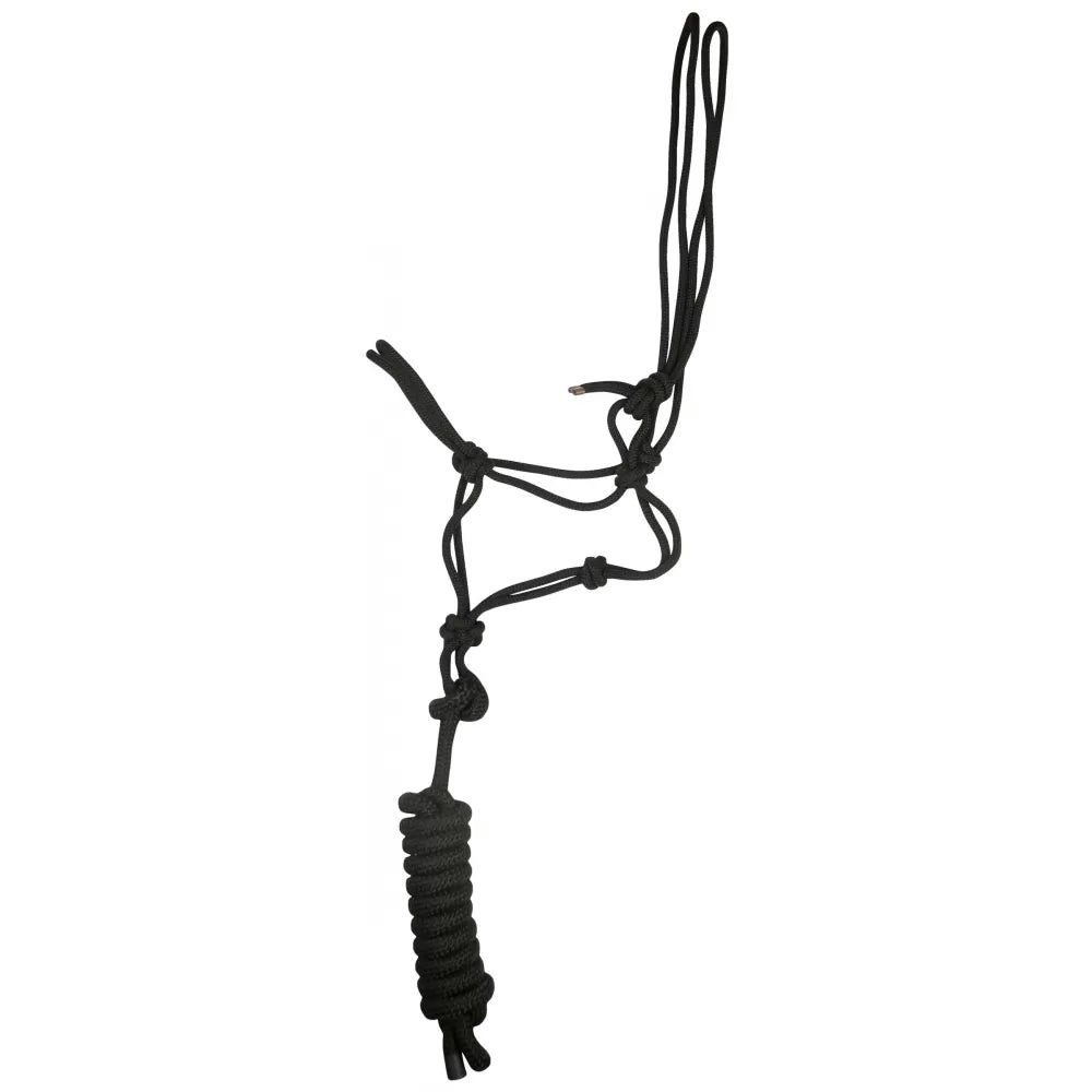 Gatsby® Classic Cowboy Halter With Lead, Color: Black, Size: Horse