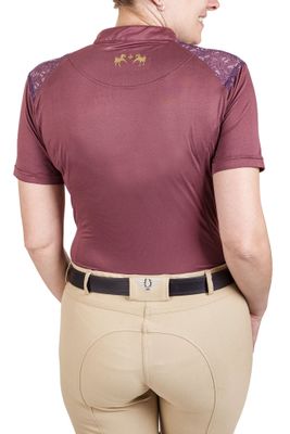 Equine Couture™ Women Daisy Printed Smyrna Sport Shirt3