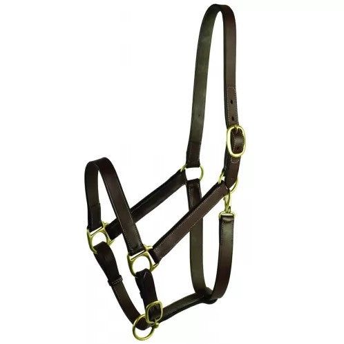 Gatsby® Adjustable Turnout Halter With Snap, Color: Havana, Size: Cob
