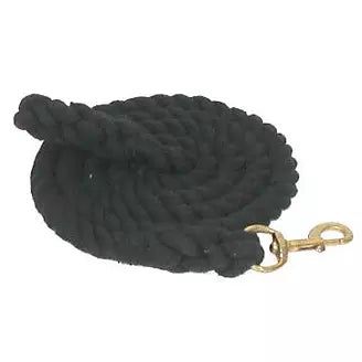 Gatsby® Cotton 10ft Lead with Bolt Snap, Color: Black