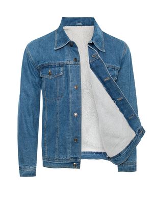 Generation XYZ - MEN'S DENIM JACKET SHERPA LINING