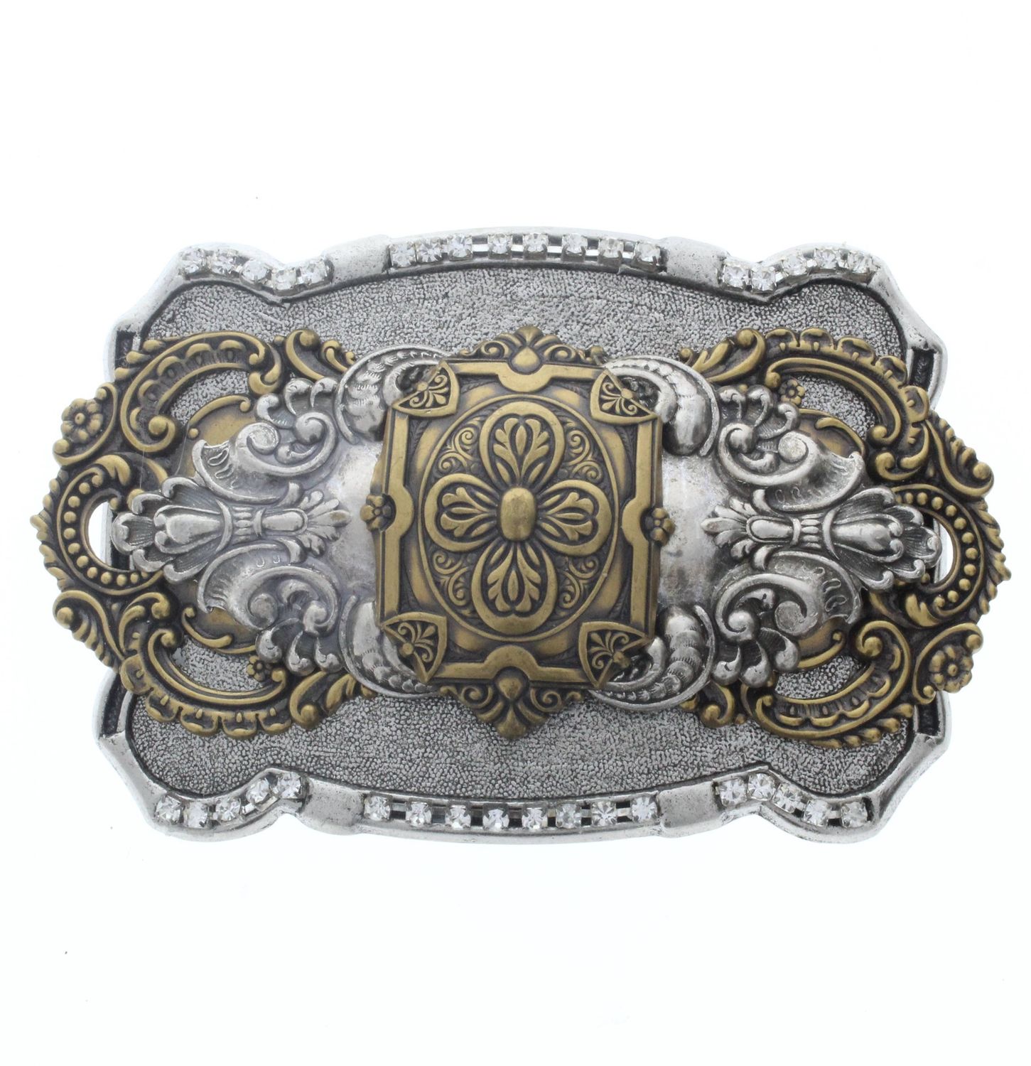 Collage Belt Buckle, Style: Brass Medalion