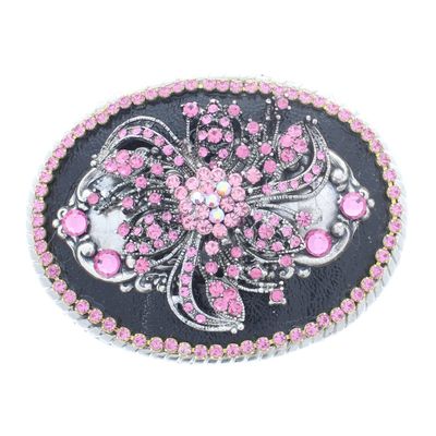 Colored Crystal Belt Buckle