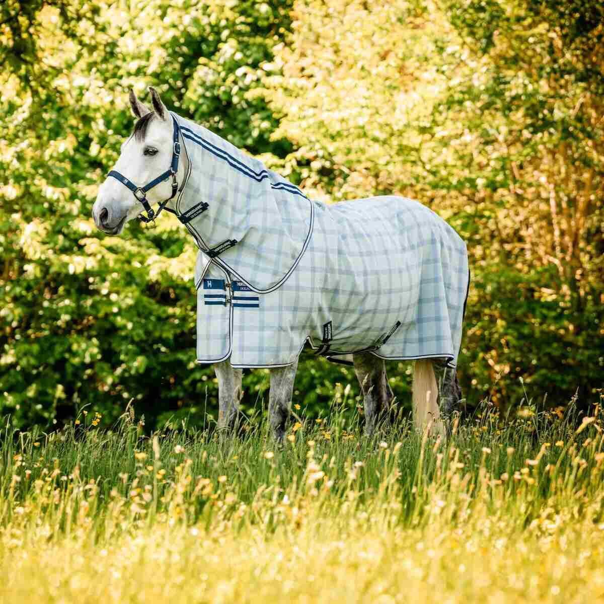 HW Newmarket Pony Plus Fly Sheet, Color: witney-navy, Size: 60